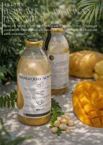 MILK TEA MIX MANGO & PASSION FRUIT – Sữa hạt thạch xoài